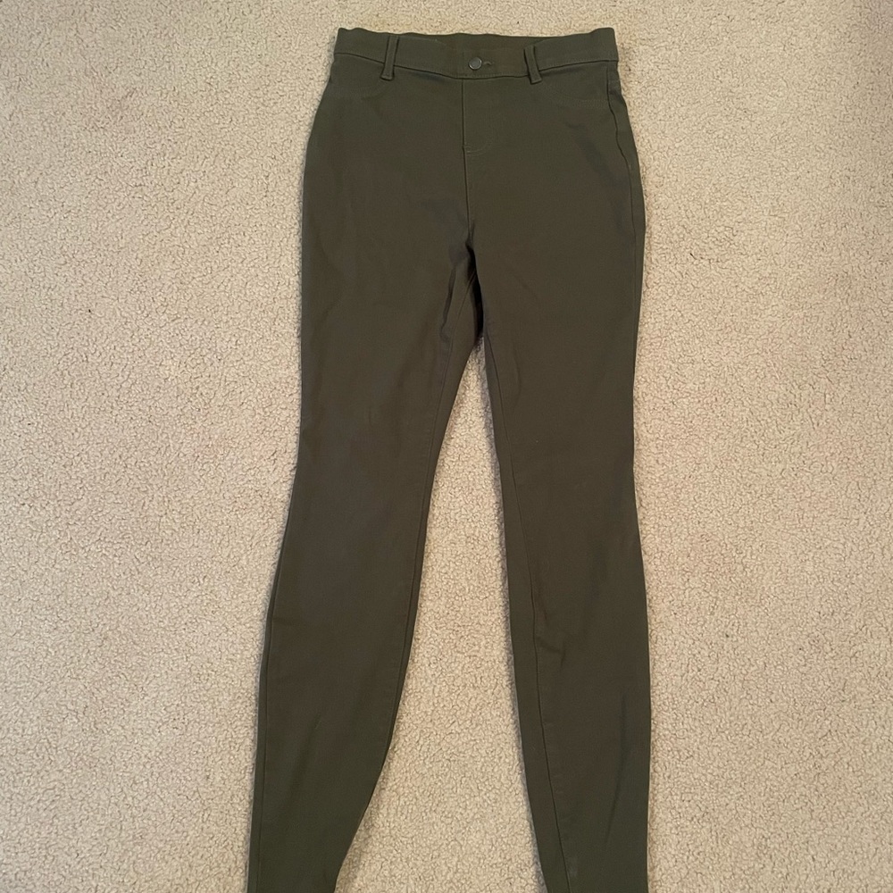 green jeggings